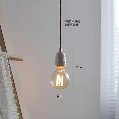 suspension rétro en céramique pour décoration intérieure élégante