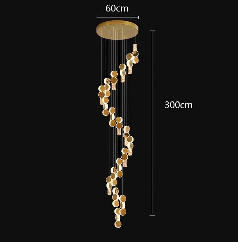 lustre led moderne suspendu éclairage intérieur décoratif