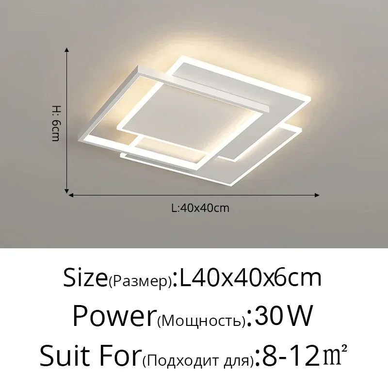 plafonnier led suspendu design moderne luminaire décoratif d'intérieur