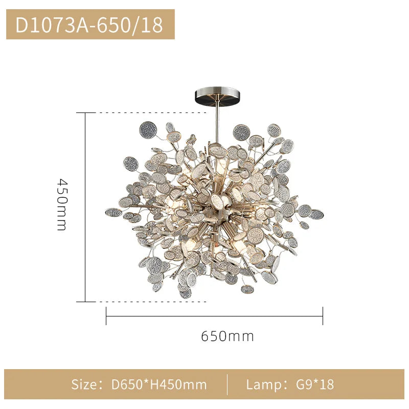 2023 Light Luxury LED Ceiling Chandelier Trend Villa Living Dining Room Pendant Lamp Modern Lustre Bedroom Hanging Light Fixture