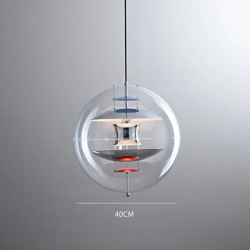 suspension globe design scandinave luminaire moderne élégant