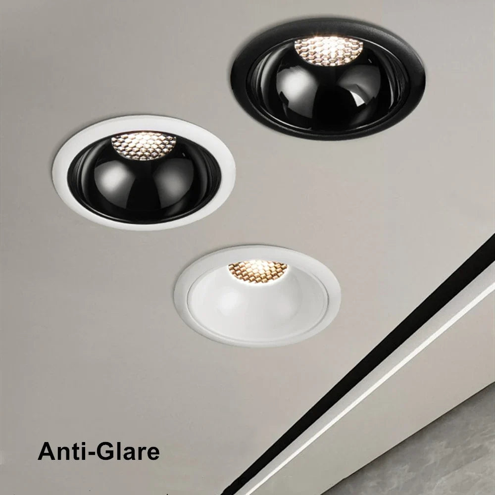 spot led encastrable plafond nid d'abeille sans éblouissement