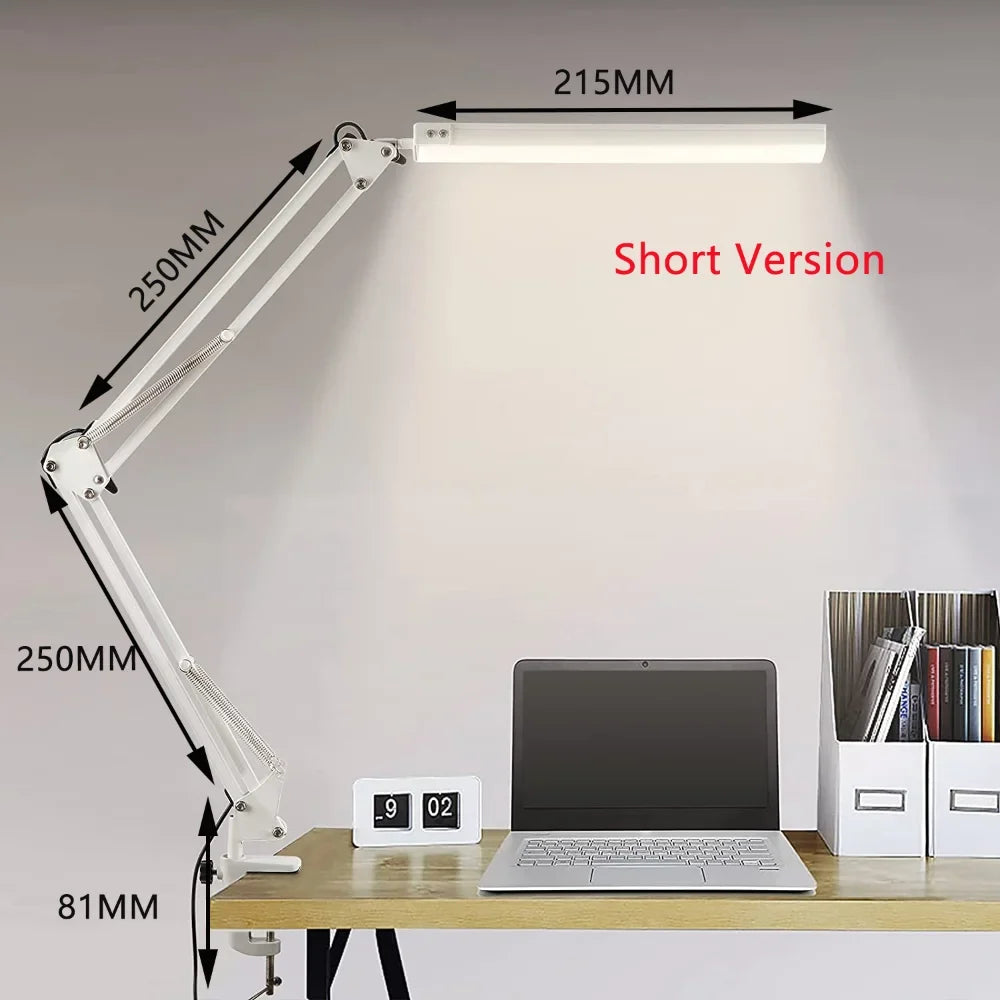 Lampe de bureau LED avec pince 10W