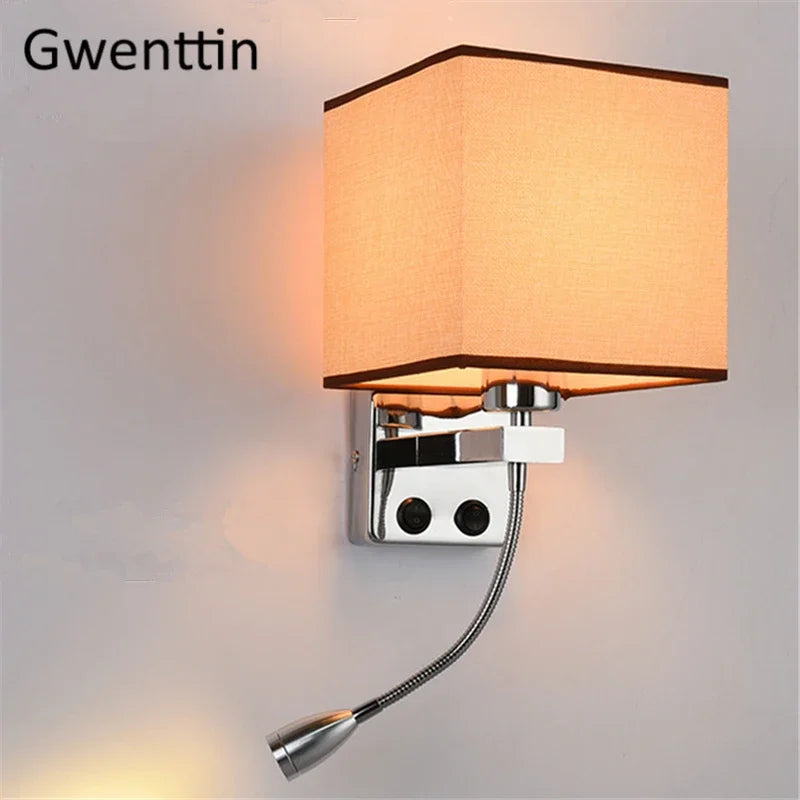 applique murale à led moderne pour décoration intérieure et lecture