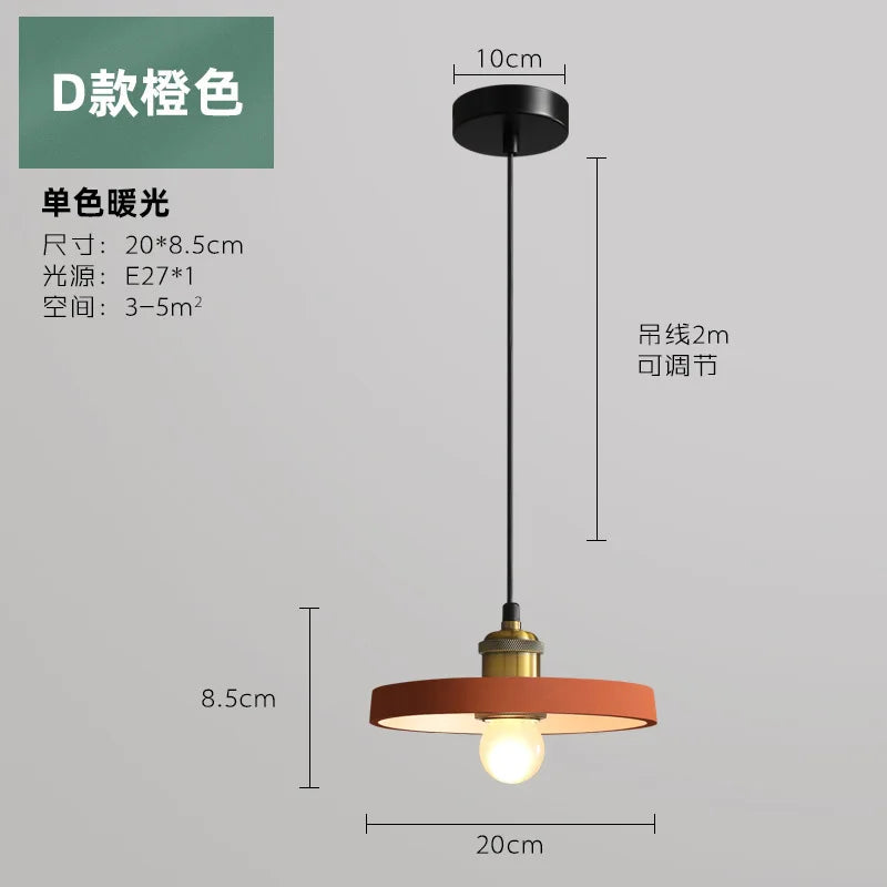 Suspension LED de Style industriel