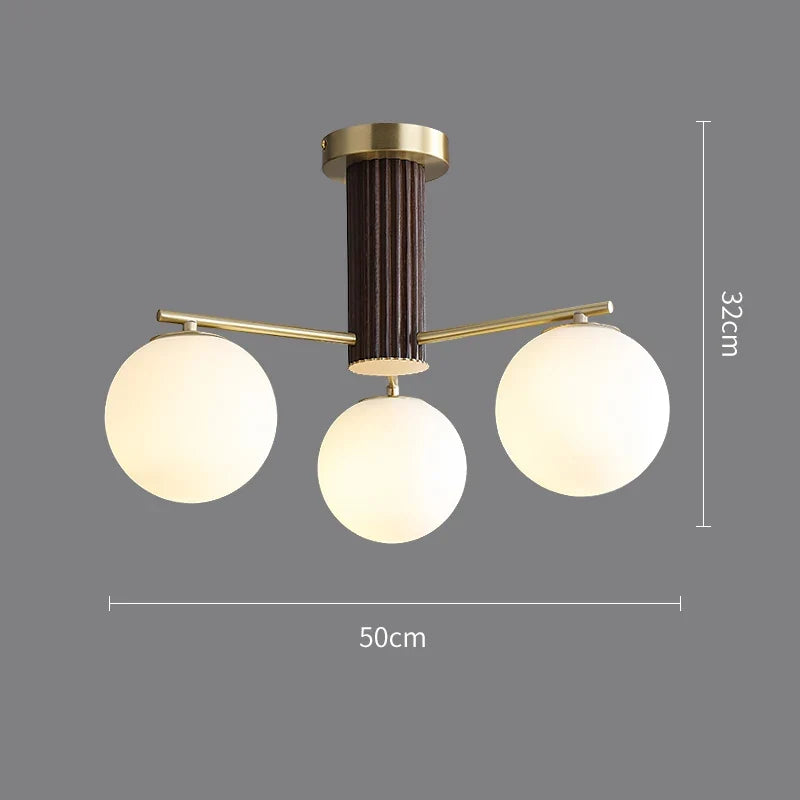 lustre japonais en cuivre style rétro médiéval pour intérieur élégant