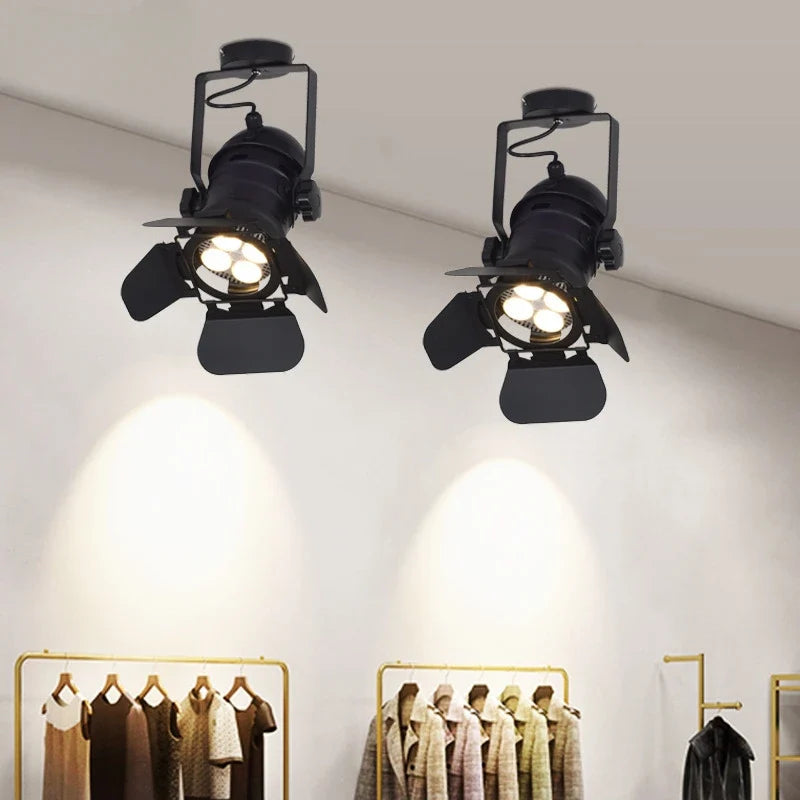 suspension rétro style industriel avec éclairage led vintage