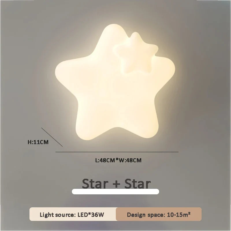plafonnier mignon étoile lune nuage pour chambre enfant décorative