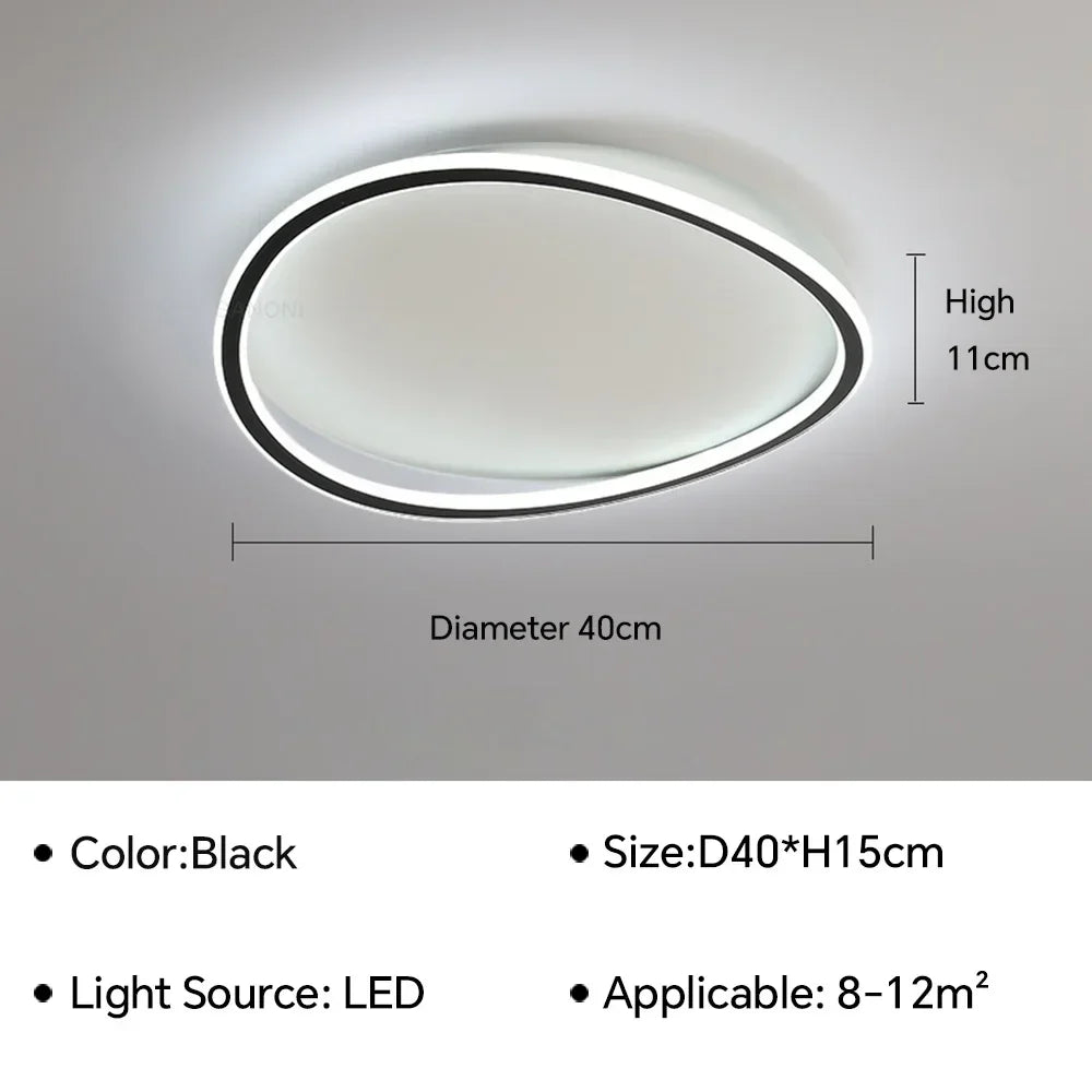lustre moderne à led pour décoration intérieure élégante