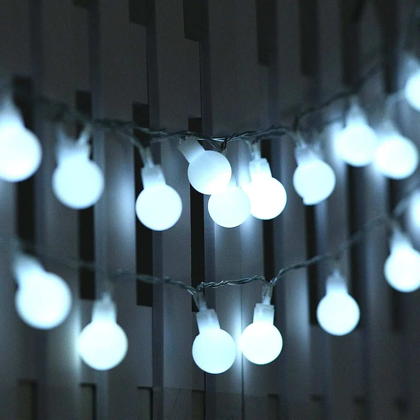 guirlande lumineuse à petites boules pour décoration intérieure et extérieure