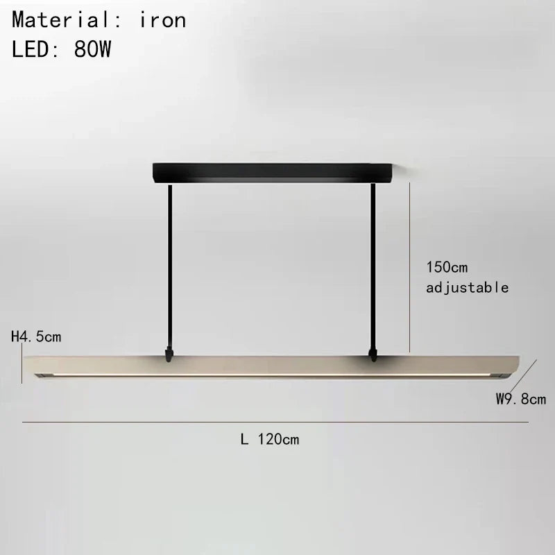 plafonnier led suspendu design minimaliste pour restaurant bar ou magasin