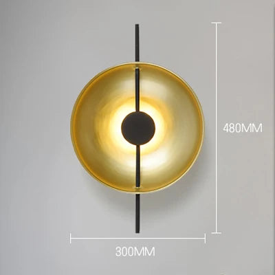 applique murale led nordique post-moderne pour éclairage d'hôtel
