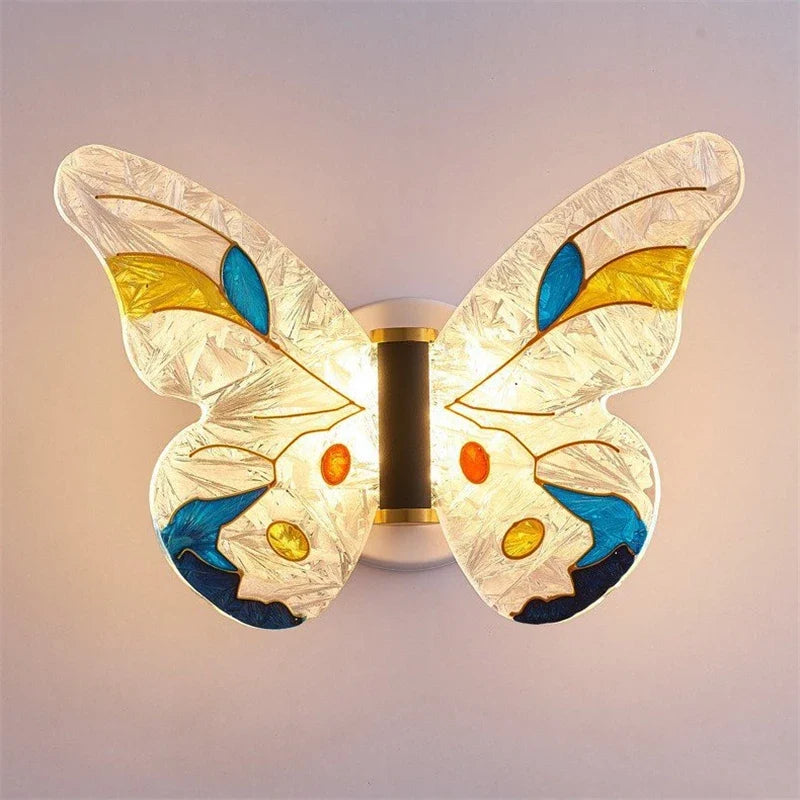 applique murale papillon décorative design nordique pour intérieur moderne