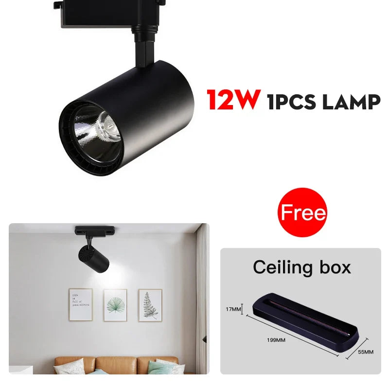spot led de suivi pour éclairage intérieur moderne
