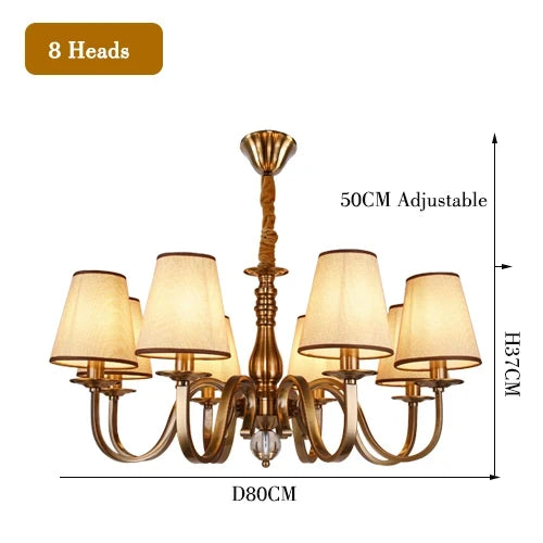 lustre de luxe classique suspension éclairage décorations luminaires de plafond