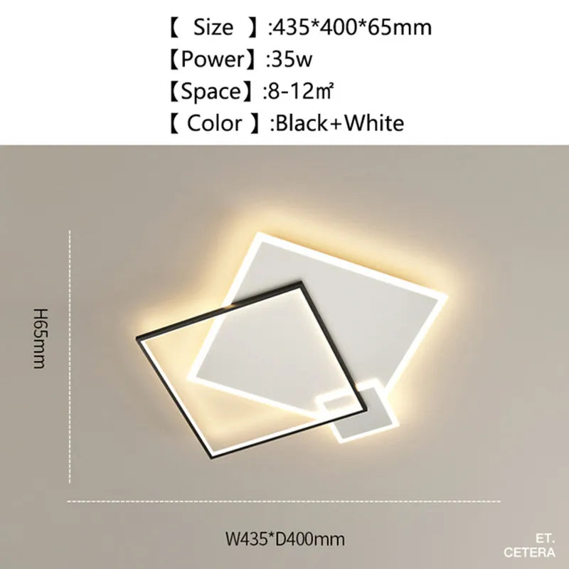 plafonnier led moderne pour décoration intérieure élégante et lumineuse