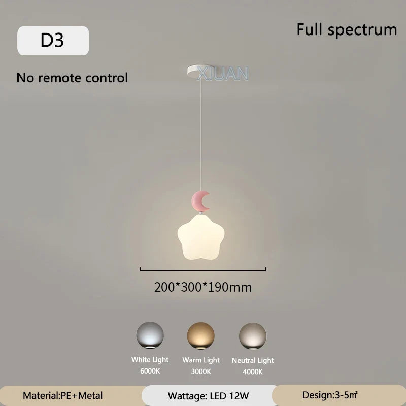 suspension modernes nuage lune étoile pour enfant