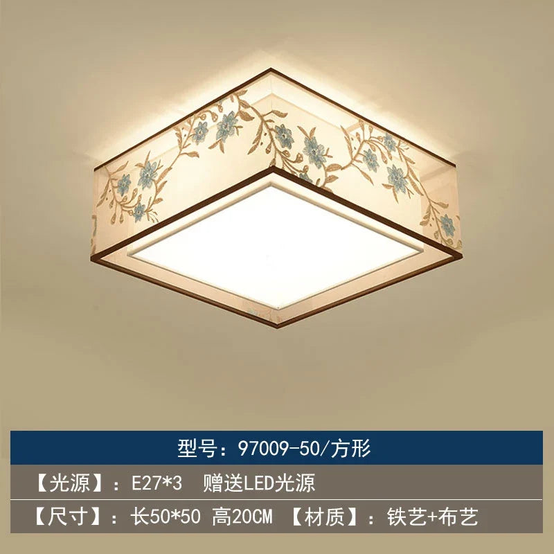 lustre chinois rétro pour un éclairage élégant et chaleureux
