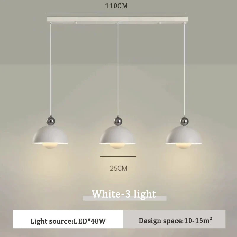 lustre moderne à led pour éclairage intérieur chaleureux