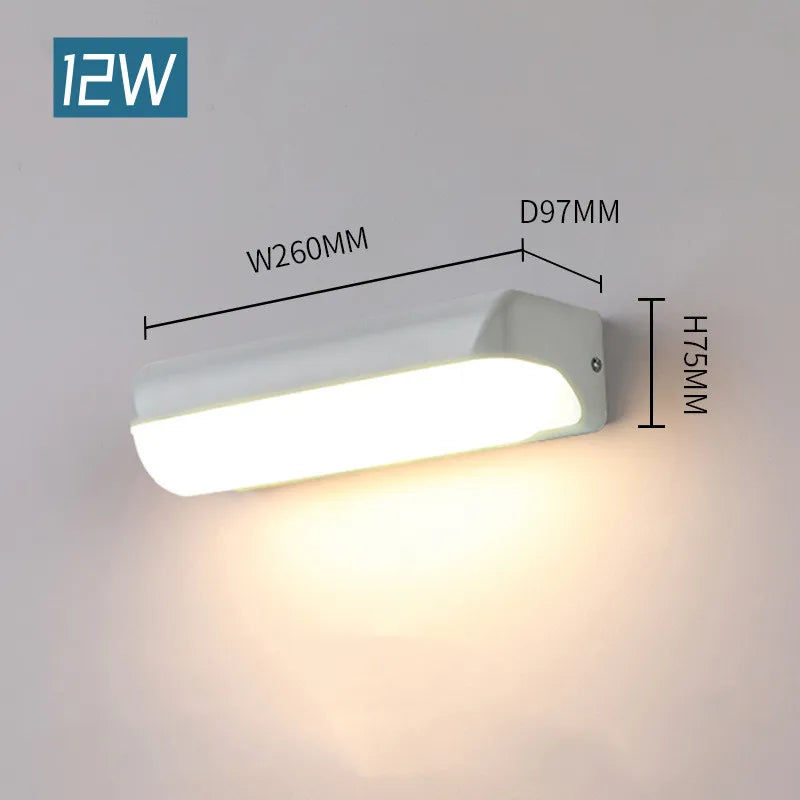 Applique murale extérieure Simple IP65 étanche applique murale externes pour jardin cour balcon couloir luminaire 85-265V
