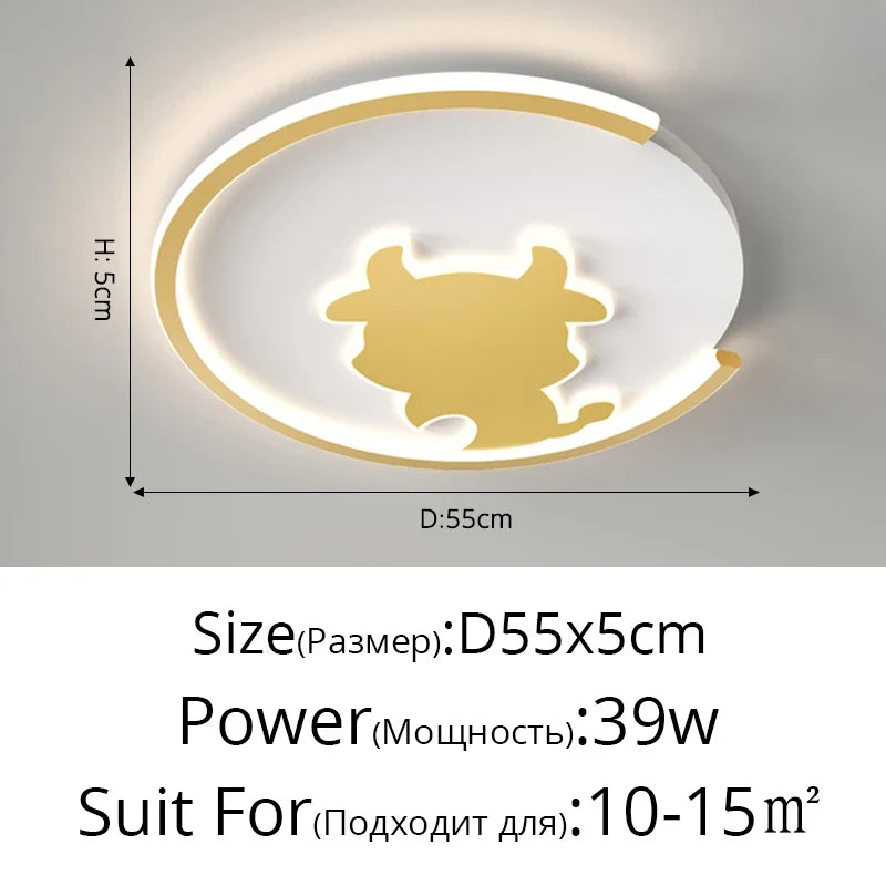 plafonnier led moderne pour éclairage intérieur décoratif