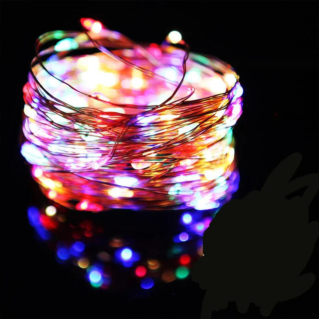 guirlande lumineuse led usb batterie étanche pour fêtes et décorations