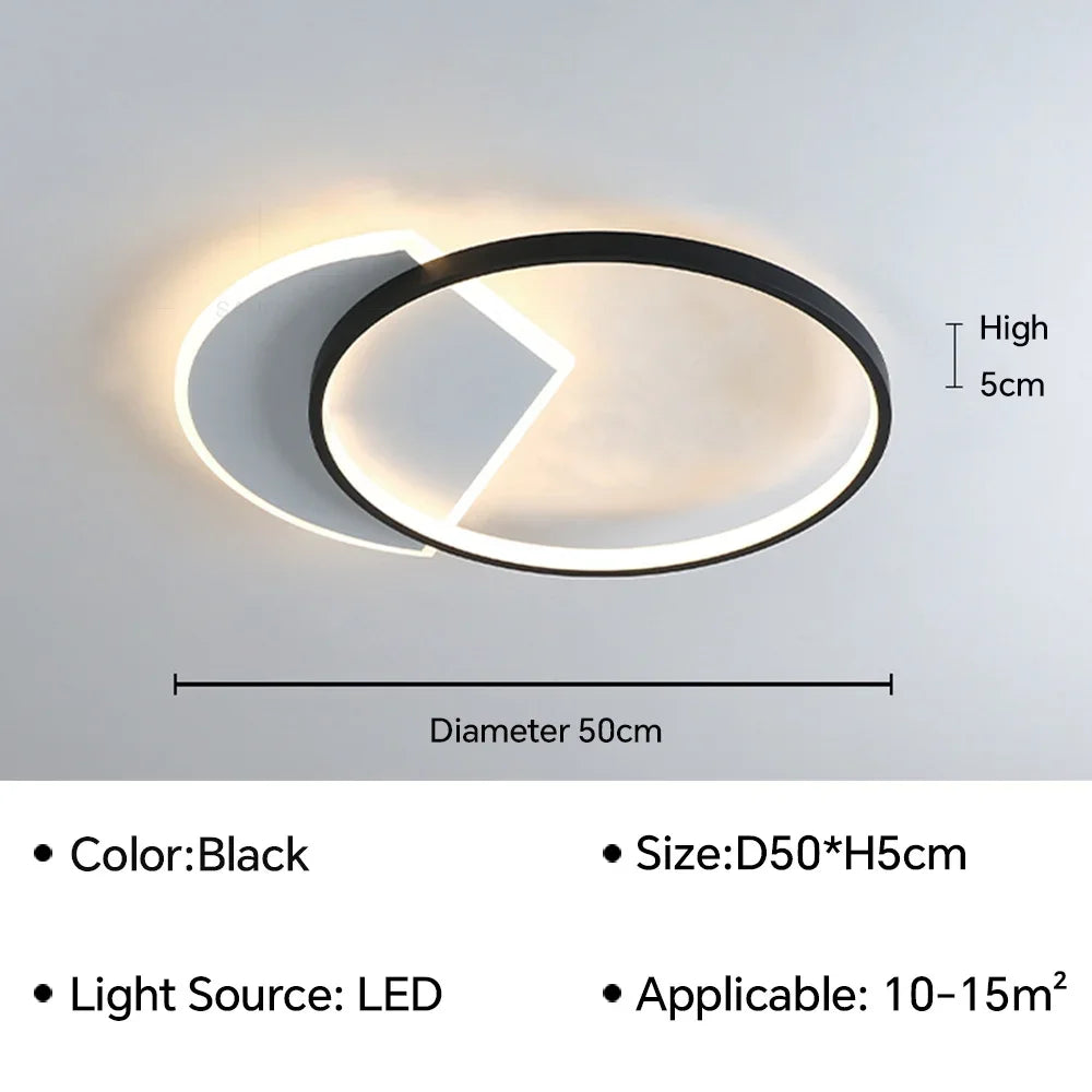 lustre moderne à leds pour intérieur de maison