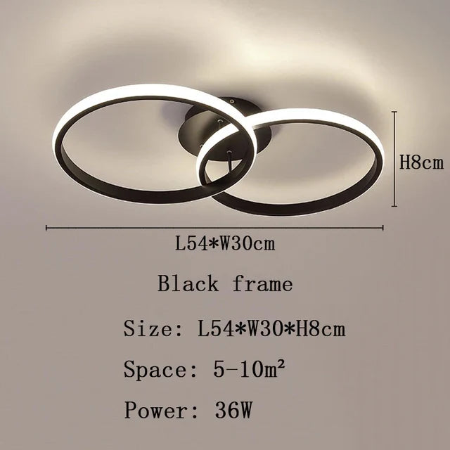 lustre led moderne pour allée couloir et intérieur