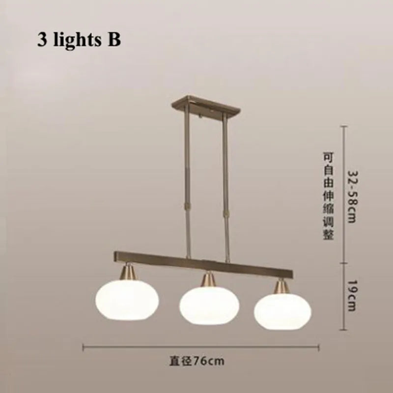 lustre moderne en métal nickelé avec éclairage à led
