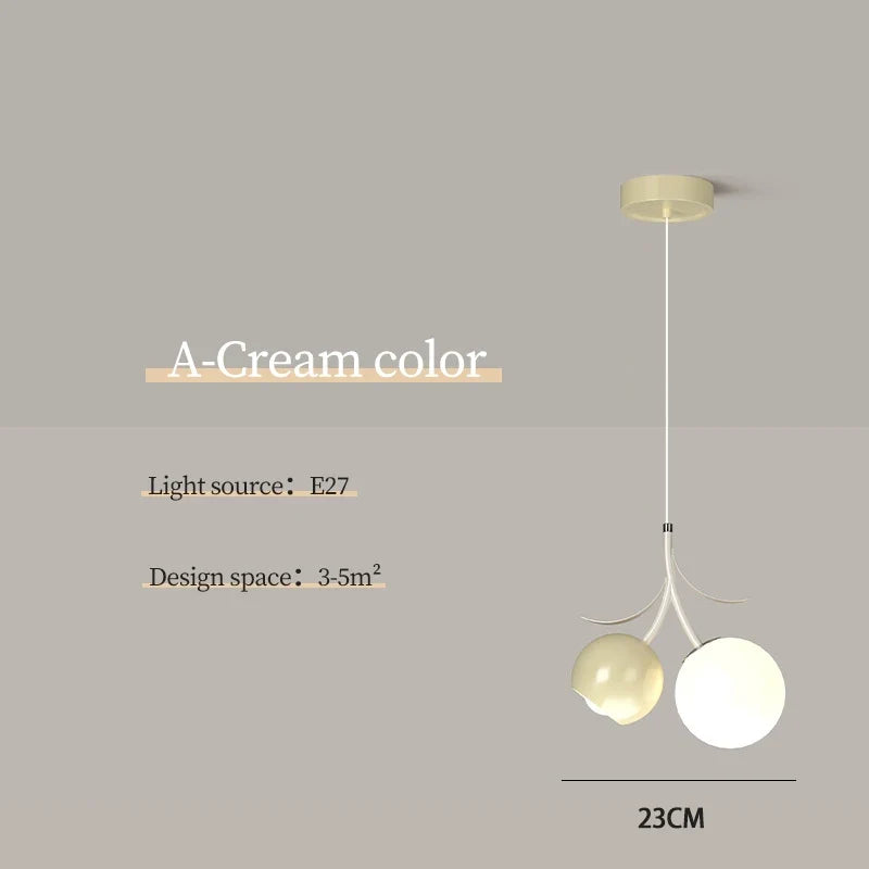 lustre moderne pour chambre d'enfant décoration nordique lumineuse