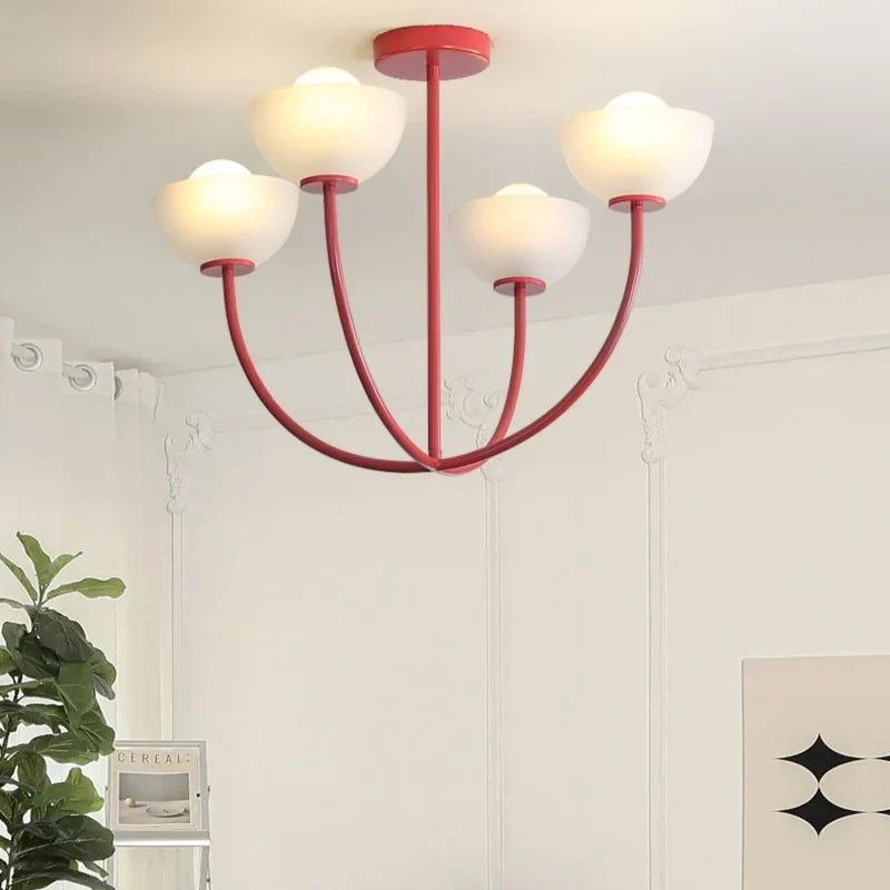 lampe led vintage tulipe style campagnard pour café restaurant bar