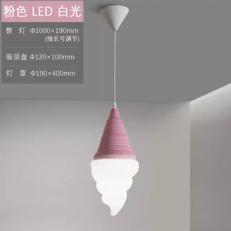 suspension créative en forme de crème glacée moderne