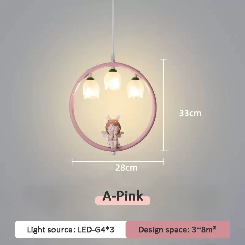 suspension mignonne pour chambre de petite fille moderne