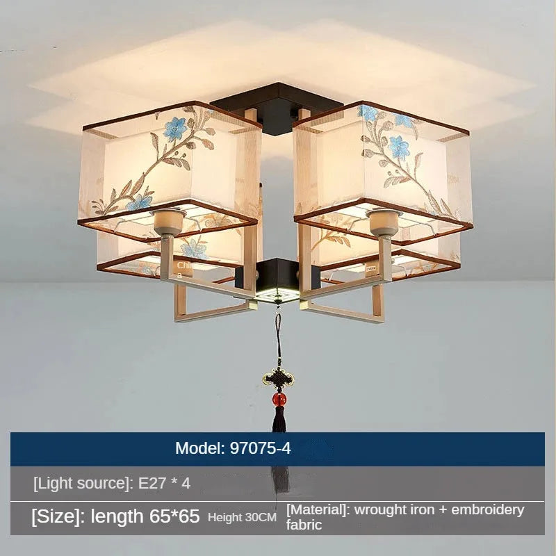 lustre chinois suspendu style moderne pour une ambiance simple