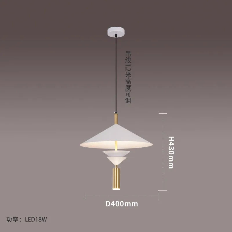 suspension moderne minimaliste et chaleureuse pour restaurants et bars