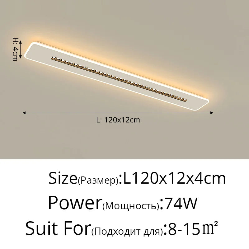 lustre avec spot pour décoration intérieure protectrice des yeux