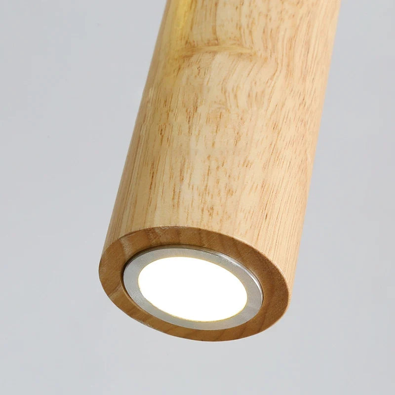 suspension moderne en bois pour éclairage intérieur design