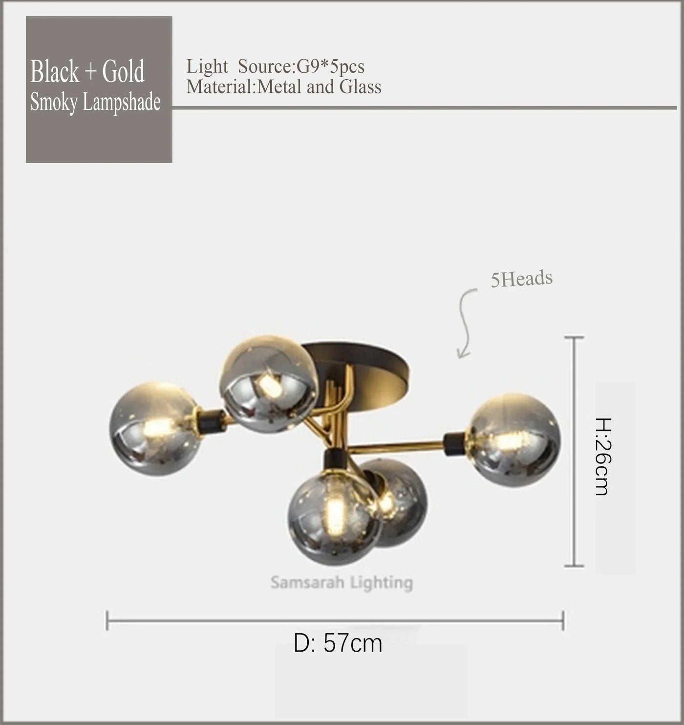 plafonnier led en verre design pour décoration intérieure