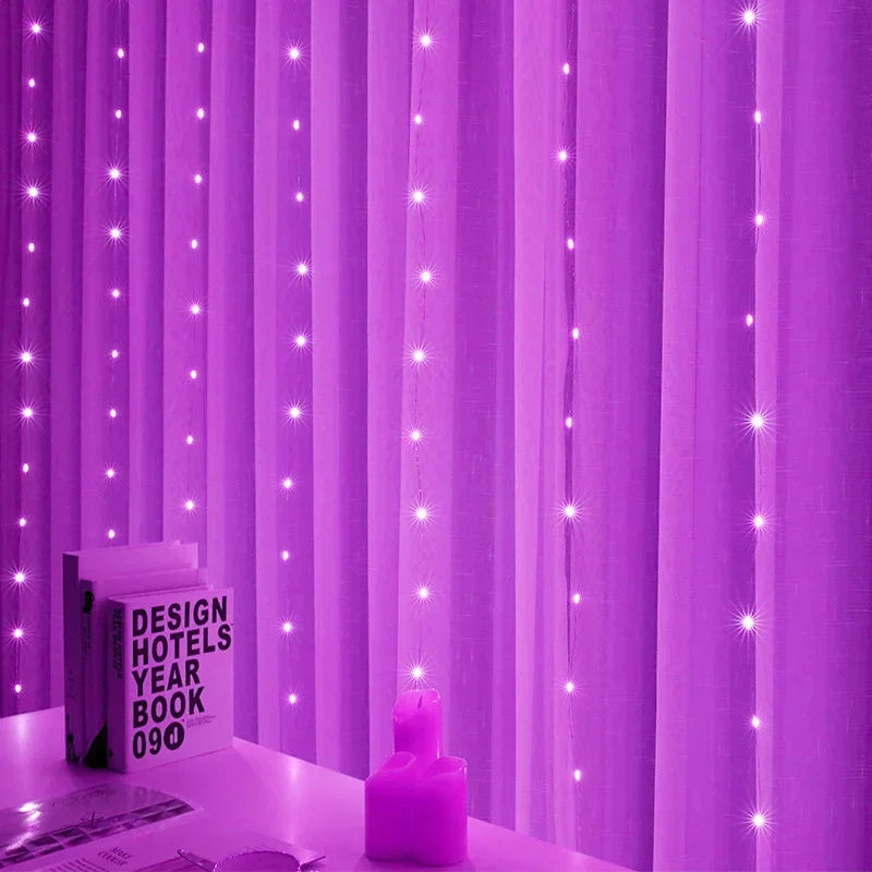 guirlande lumineuse led pour noël et décoration festive