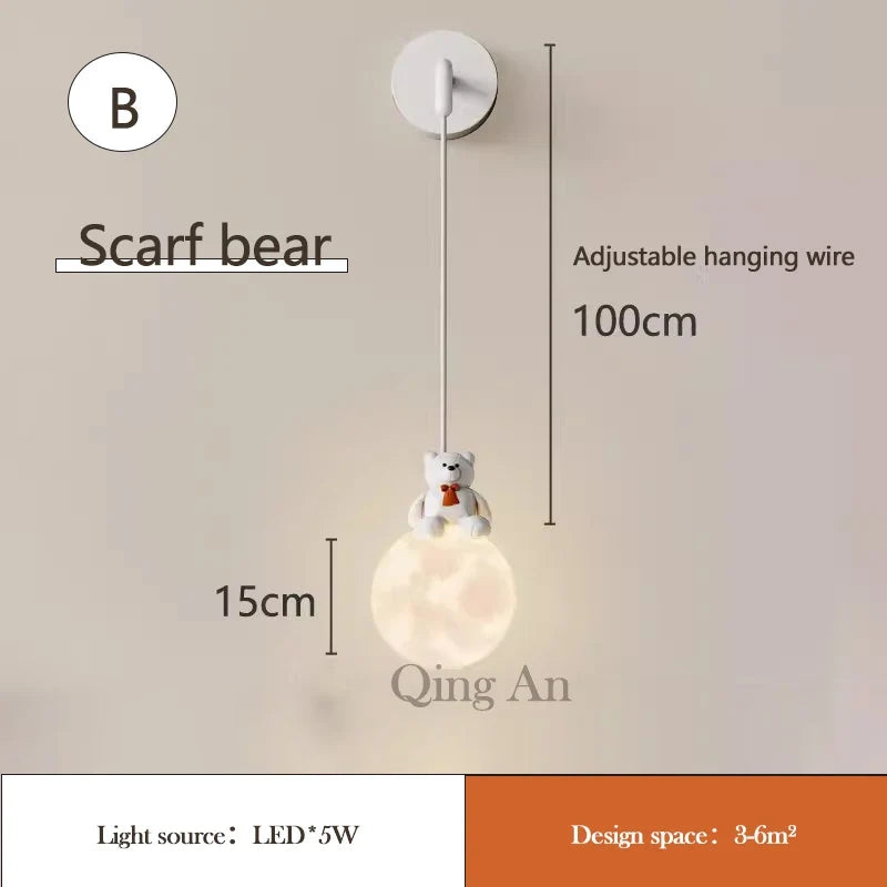 applique murale led chat mignon pour chambre d enfant décoration chaleureuse