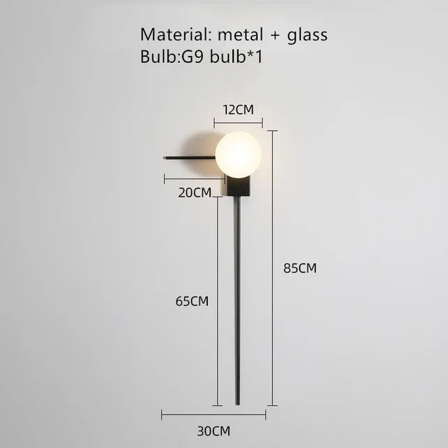 Applique murale LED longue et moderne