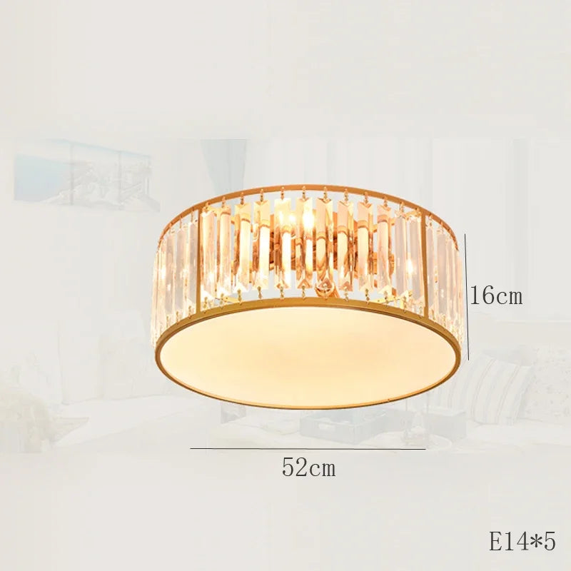 plafonnier led en cristal décoration intérieure moderne pour votre espace