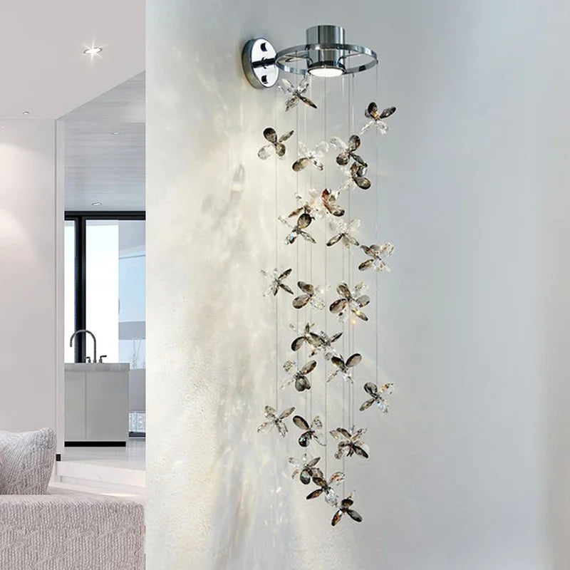 appliques murales led modernes en acier inoxydable 2022