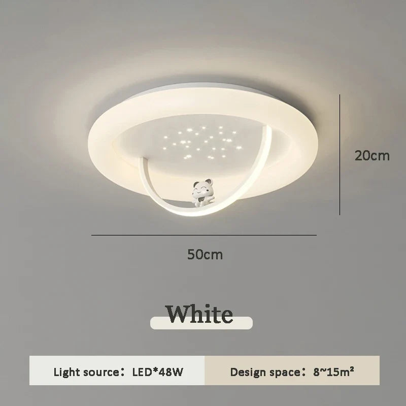 plafonnier mignon ours étoilé pour chambre enfant romantique