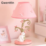 lampe à poser lapin dessin animé pour enfant décorative