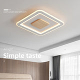 plafonnier led ultra-mince bois massif style nordique moderne 2022