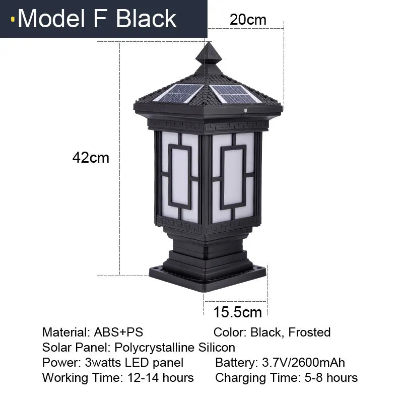 lampe solaire led décorative pour jardin et extérieur