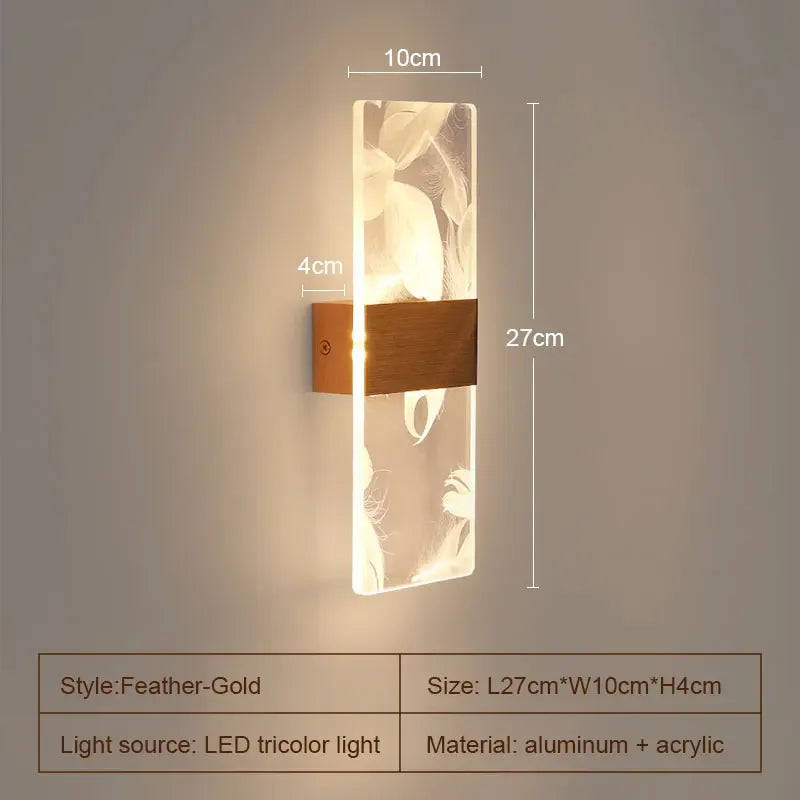 Applique murale LED moderne