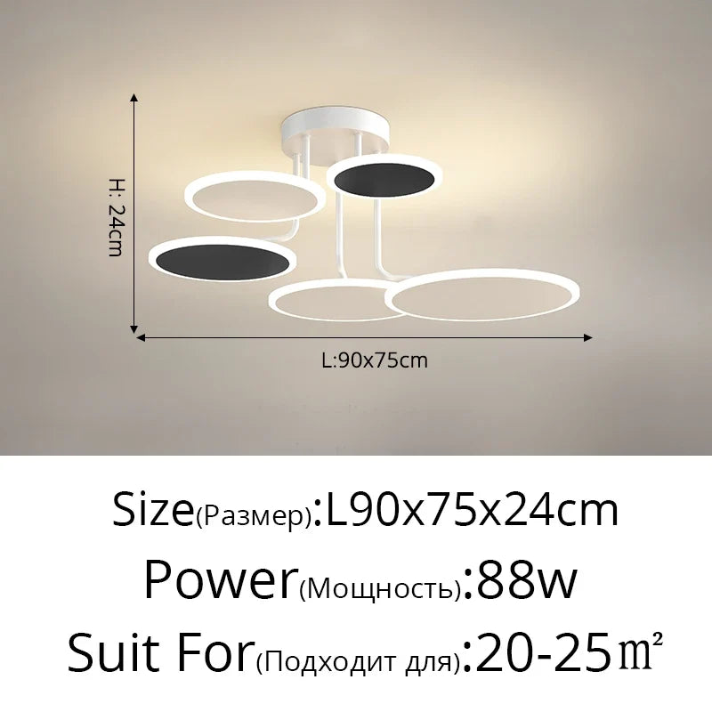 lustre en acrylique design pour intérieur moderne élégant et lumineux