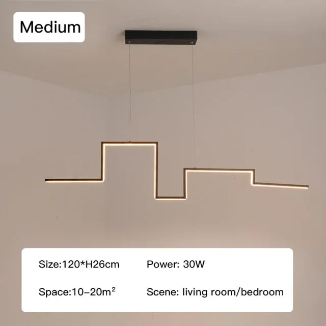 LED Pendant Light Fixture With Modern Design, Adjustable For Indoor And Home Decoration, Living Room, Bedroom, And Lobby Pendant